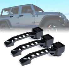Load image into Gallery viewer, Xprite Heavy Duty Aluminum Door Handle Set Jeep Wrangler JK (2007-2018) Storm Series - 3pcs / 5pcs - 3pcs Alternate Image