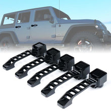 Load image into Gallery viewer, Xprite Heavy Duty Aluminum Door Handle Set Jeep Wrangler JK (2007-2018) Storm Series - 3pcs / 5pcs - 5pcs Alternate Image