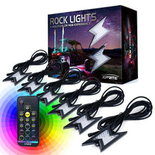 Load image into Gallery viewer, 42.00 Xprite Z-Force Remote Control RGB LED Rock Lights - 4pcs / 6pcs / 8pcs - Redline360 Alternate Image