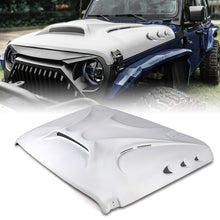 Load image into Gallery viewer, 629.99 Xprite Beast Series Fiberglass Hood Jeep Wrangler JL (18-20) Gladiator (2020) [Unpainted w/ Open Air Scoop &amp; Vents] ZS-0103 - Redline360 Alternate Image