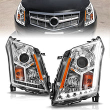 Load image into Gallery viewer, Anzo Projector Headlights Cadillac SRX (10-15) w/ Plank Style LED Halo - Black or Chrome Alternate Image