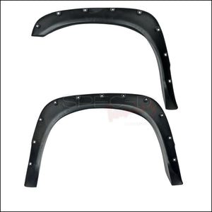 109.95 Spec-D Fender Flares Dodge Ram (02-09) 1500 2500 3500 Smooth Rivet Style - Redline360