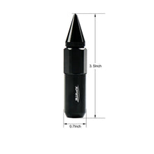 Load image into Gallery viewer, Xprite Lug Nuts Tuner Extended Spike (60mm - 20 Piece - Aluminum) 12x1.25 - Gold Alternate Image