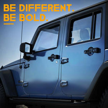 Load image into Gallery viewer, Xprite Heavy Duty Aluminum Door Handle Set Jeep Wrangler JK (2007-2018) Storm Series - 3pcs / 5pcs - 3pcs Alternate Image