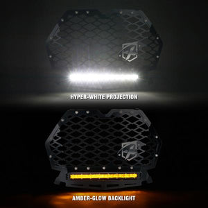 125.99 Xprite Grill Polaris RZR/1000 XP/Turbo (19-20) Black Steel Mesh w/ Badge or LED Lightbar - Redline360