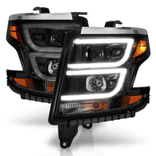 Load image into Gallery viewer, 495.42 Anzo Projector Headlights Tahoe/Suburban (15-20) Plank Style Halo w/ DRL - Black or Chrome - Redline360 Alternate Image