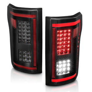 338.40 Anzo LED Tail Lights Ford F150 (2015-2017) Black or Chrome Housing - Redline360