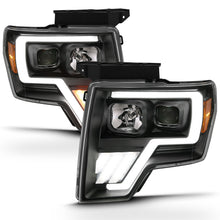 Load image into Gallery viewer, 422.20 Anzo Projector Headlights Ford F150 (09-14) Black or Chrome - G4 Switchback or Non-Switchback LED Bar - Redline360 Alternate Image