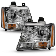 Load image into Gallery viewer, 220.08 Anzo Crystal Headlights Chevy Suburban (2007-2014) [Chrome w/ Amber Housing- OE] 111475 - Redline360 Alternate Image