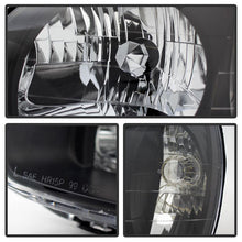 Load image into Gallery viewer, Xtune Crystal Headlights Hyundai Santa Fe (03-06) [OEM Style] Chrome w/ Amber Turn Signal Lights - Default Title Alternate Image