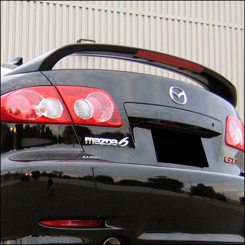79.95 Spec-D Spoiler Mazda6 (2003-2008) Trunk Wing w/ LED Light - Redline360