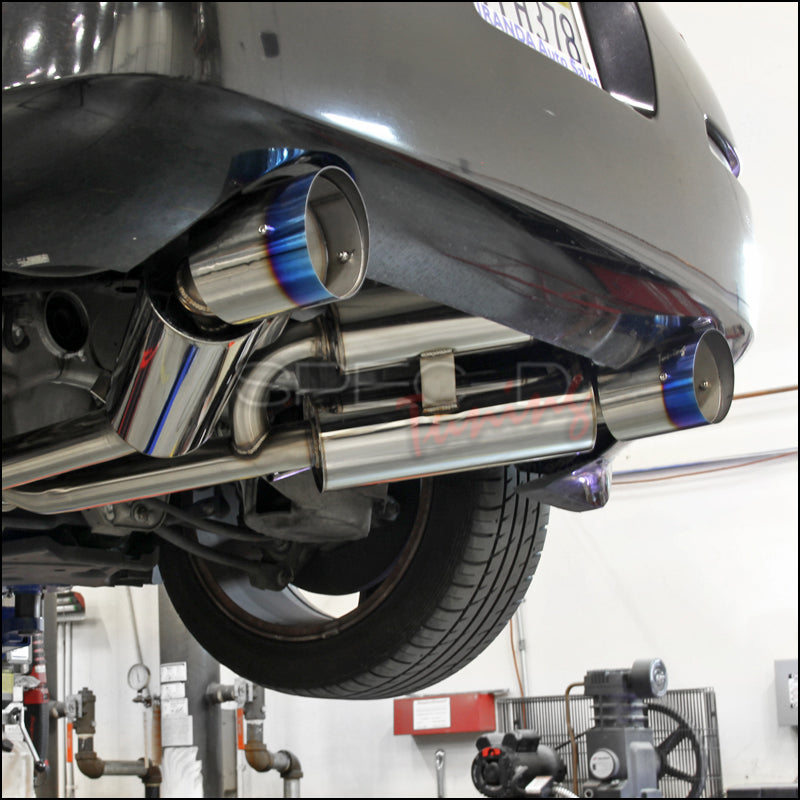 Spec-D Tuning 10 in. Dual Catback Exhaust for 2003-2009 Nissan 350Z