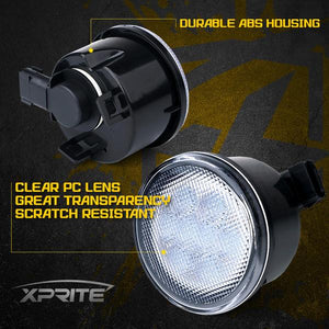 36.99 Xprite G2 LED Amber Turn Signal Light Jeep Wrangler (2007-2018) Clear / Smoke / Smoke with Star - Redline360