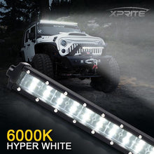 Load image into Gallery viewer, Xprite LED Light Bar with Amber Backlight (Double Row) Sunrise Series - 9.5" &amp; 22" - 9.5" Alternate Image