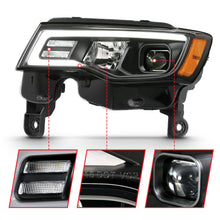 Load image into Gallery viewer, 439.90 Anzo Projector Headlights Jeep Grand Cherokee (17-18) [LED Light Bar w/ Switchback Signal Light] Black or Chrome Housing - Redline360 Alternate Image