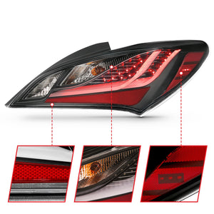 317.52 Anzo LED Tail Lights Hyundai Genesis Coupe (2010-2013) Red / Smoke - Redline360