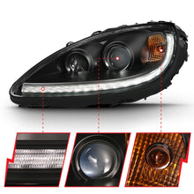 Load image into Gallery viewer, 563.42 Anzo Projector Headlights Corvette C6 (05-13) Plank Style LED Halo / Switchback Turn Signal - 121553 - Redline360 Alternate Image