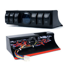 Load image into Gallery viewer, Xprite G2 6 Rocker Switch Panel &amp; System Relay Box Jeep JK &amp; JKU (09-18) CS-6SWITCH-G2 - Default Title Alternate Image