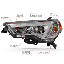 Load image into Gallery viewer, 399.72 Anzo Projector Headlights Toyota 4Runner (14-21) Plank Style LED Bar - Black or Chrome - Redline360 Alternate Image
