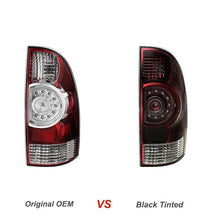 Load image into Gallery viewer, Xtune LED Tail Lights Toyota Tacoma (09-15) [OEM-Style] Black / Black Smoked / Red Smoked - Black Alternate Image