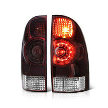 Load image into Gallery viewer, Xtune LED Tail Lights Toyota Tacoma (09-15) [OEM-Style] Black / Black Smoked / Red Smoked - Red Smoked Alternate Image