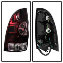 Load image into Gallery viewer, Xtune LED Tail Lights Toyota Tacoma (09-15) [OEM-Style] Black / Black Smoked / Red Smoked - Black Alternate Image