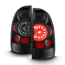 Load image into Gallery viewer, Xtune LED Tail Lights Toyota Tacoma (09-15) [OEM-Style] Black / Black Smoked / Red Smoked - Black Alternate Image