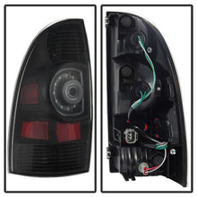 Load image into Gallery viewer, Xtune LED Tail Lights Toyota Tacoma (09-15) [OEM-Style] Black / Black Smoked / Red Smoked - Black Alternate Image