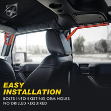 Load image into Gallery viewer, 62.99 Xprite Grab Handles Jeep Wrangler JK/JKU (2007-2018) Red - Front &amp; Rear / Front only / Rear only - Redline360 Alternate Image