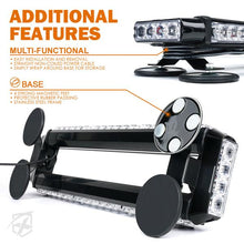 Load image into Gallery viewer, 80.99 Xprite Rooftop Strobe Light Pursuit 20&quot; LED Series w/ Magnetic Base - Amber / Mixed - Redline360 Alternate Image