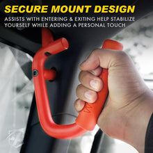 Load image into Gallery viewer, 62.99 Xprite Grab Handles Jeep Wrangler JK/JKU (2007-2018) Red - Front &amp; Rear / Front only / Rear only - Redline360 Alternate Image