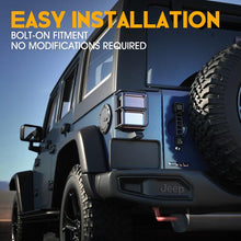 Load image into Gallery viewer, Xprite Heavy Duty Aluminum Door Handle Set Jeep Wrangler JK (2007-2018) Storm Series - 3pcs / 5pcs - 3pcs Alternate Image