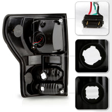 Load image into Gallery viewer, Xtune LED Tail Lights Toyota Tundra (07-13) Black Smoke / Black / Smoked - Black Smoked Alternate Image