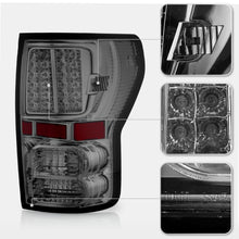 Load image into Gallery viewer, Xtune LED Tail Lights Toyota Tundra (07-13) Black Smoke / Black / Smoked - Black Smoked Alternate Image
