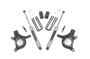 Rough Country Lift Kit GMC Sierra 1500 2WD (07-13) 3" Lift w/ Lifted Knuckle and Shocks