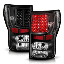Load image into Gallery viewer, Xtune LED Tail Lights Toyota Tundra (07-13) Black Smoke / Black / Smoked - Black Alternate Image