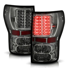 Load image into Gallery viewer, Xtune LED Tail Lights Toyota Tundra (07-13) Black Smoke / Black / Smoked - Smoked Alternate Image