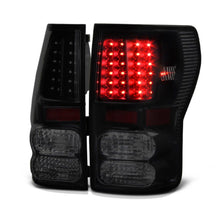 Load image into Gallery viewer, Xtune LED Tail Lights Toyota Tundra (07-13) Black Smoke / Black / Smoked - Black Smoked Alternate Image