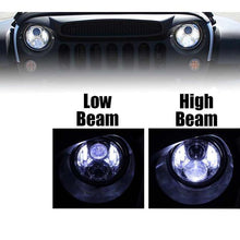Load image into Gallery viewer, Xprite G5 CREE LED Headlights AM General Hummer (1992-2001) Land Rover Defender 90/110 7" 90W Chrome - HL-R7IN-CR-G5 - Default Title Alternate Image