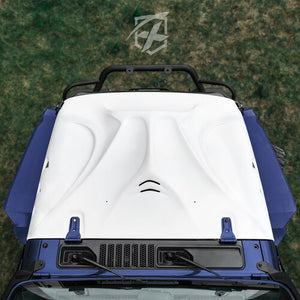 629.99 Xprite Beast Series Fiberglass Hood Jeep Wrangler JL (18-20) Gladiator (2020) [Unpainted w/ Open Air Scoop & Vents] ZS-0103 - Redline360