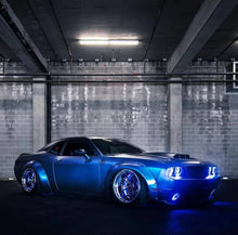 Load image into Gallery viewer, Oracle LED Headlight Halo Kit Dodge Challenger (2008-2014) Projector or Non-Projector Headlight - Non-Projector / ColorSHIFT w/o Controller Alternate Image