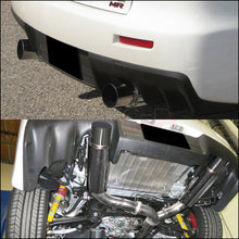 Load image into Gallery viewer, 285.00 Spec-D Tuning Exhaust Mitsubishi Lancer EVO X (2008-2015) N1 Mufflers w/ Polished / Blue Burnt Tips - Redline360 Alternate Image
