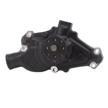 Load image into Gallery viewer, Edelbrock Water Pump Small-Block Chevy (Short or Long) Black Finish Alternate Image