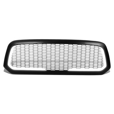 DNA Grill Dodge Ram 1500 (13-19) [Honeycomb Mesh Style / Matte Black] w/ or w/o LED DRL Lights