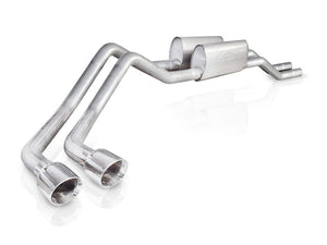 1152.35 Stainless Works Exhaust Ford F150 1/2 Ton 5.4L (2004-2008) 2-1/2" Catback - Rear Tire / Rear Bumper Exit - Redline360