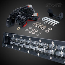 Load image into Gallery viewer, Xprite LED Light Bar with Amber Backlight (Double Row) Sunrise Series - 9.5" &amp; 22" - 9.5" Alternate Image