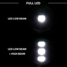 Load image into Gallery viewer, 765.00 Anzo LED Projector Headlights Jeep Wrangler JL (2018-2019) [7&quot; Round Black] 111466 - Redline360 Alternate Image