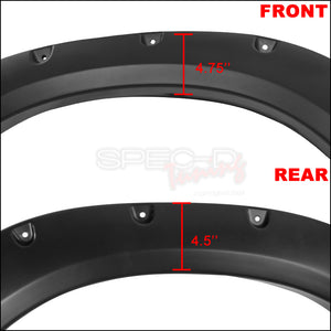 119.95 Spec-D Fender Flares Dodge Ram 1500 (2009-2018) Fleetside - Rugged Offroad Style - Redline360