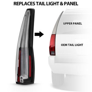 558.22 Anzo LED Tail Lights Cadillac Escalade (07-13) Escalade Hybrid (09-13) [Upper & Lower Panel] 311296 - Redline360