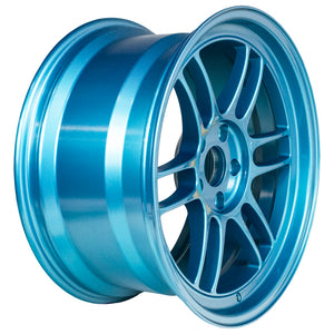 377.07 Enkei RPF1 Wheels (18x9.5) [Emerald Blue +38mm Offset] 5x114.3 - Redline360
